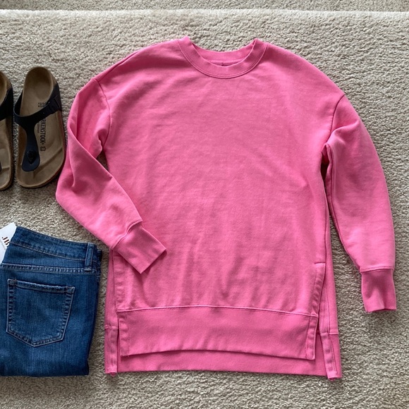 GreenTea Tops - 🚫SOLD🚫GreenTea Pink Sweatshirt